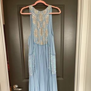 RARE free people iridescent belle maxi